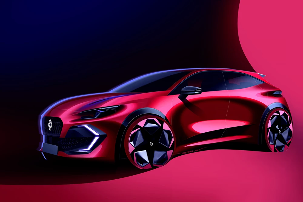 Nouvelle Renault Clio Sketch Design 4 (1)