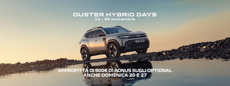 Dacia Duster Hybrid days
